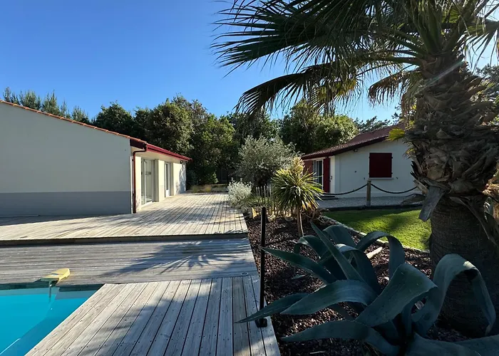 Le Chai De L'Ocean - Villa Soulacaise Plage A 100M Piscine Jardin 1400M2